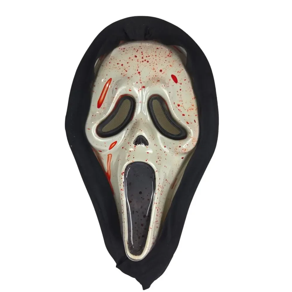 Scream Halloween Bleeding Ghost Mask with blood pump Costume #774